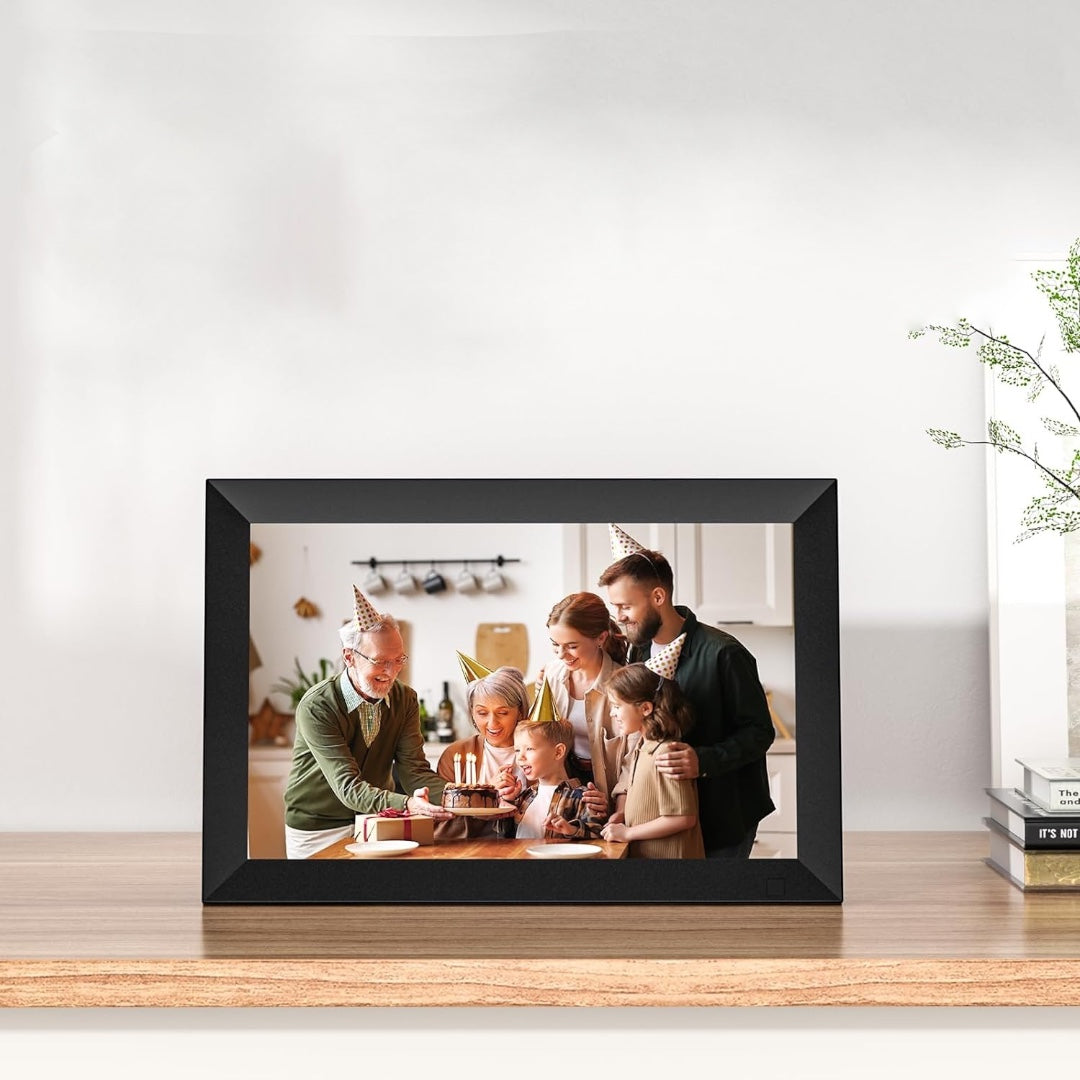 2023 Model ohne LED - Frameo 10,1 Zoll WiFi Digitaler Bilderrahmen, 1280x800 HD, 32GB Speicher